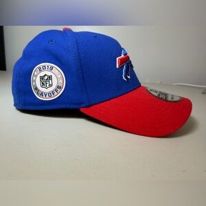 New Era Blue and Red NFL Playoffs Cap 2019 Buffalo Playoff hat